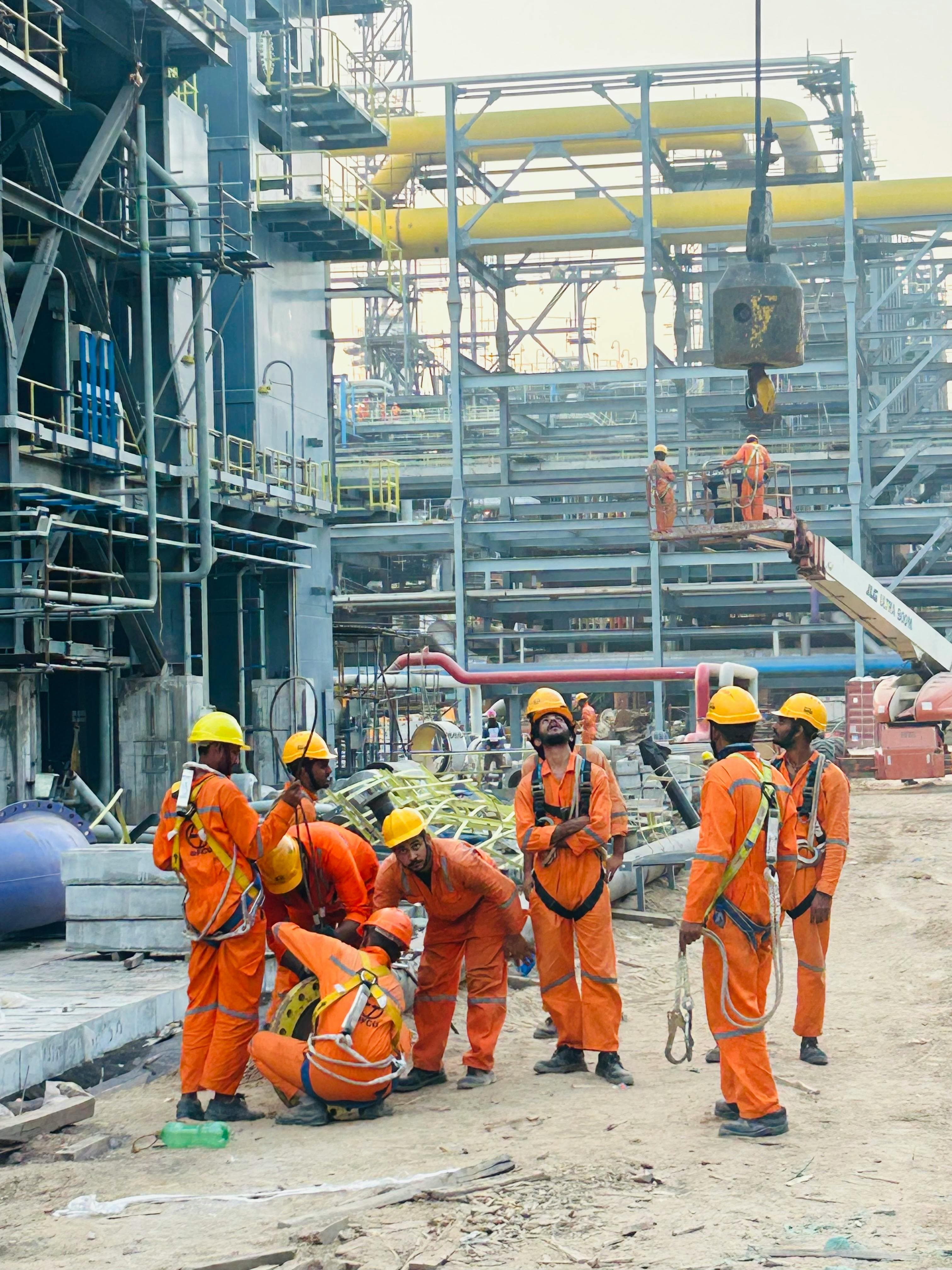 AIK labour crew on a Canadian construction site